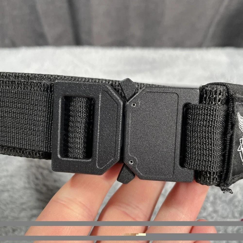 We The People Holsters Tactical Gun Belt SZ M 30-34 Made in USA Black EDC Gear